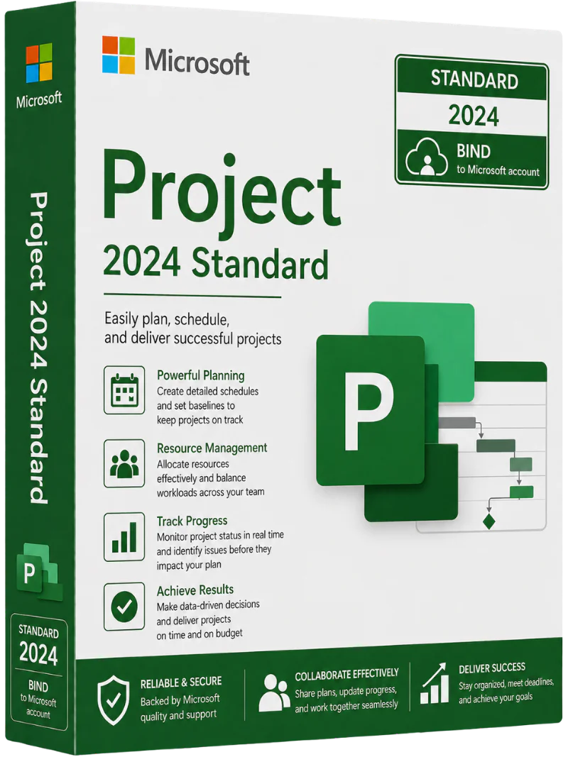 Microsoft Project 2024 Standard - BIND