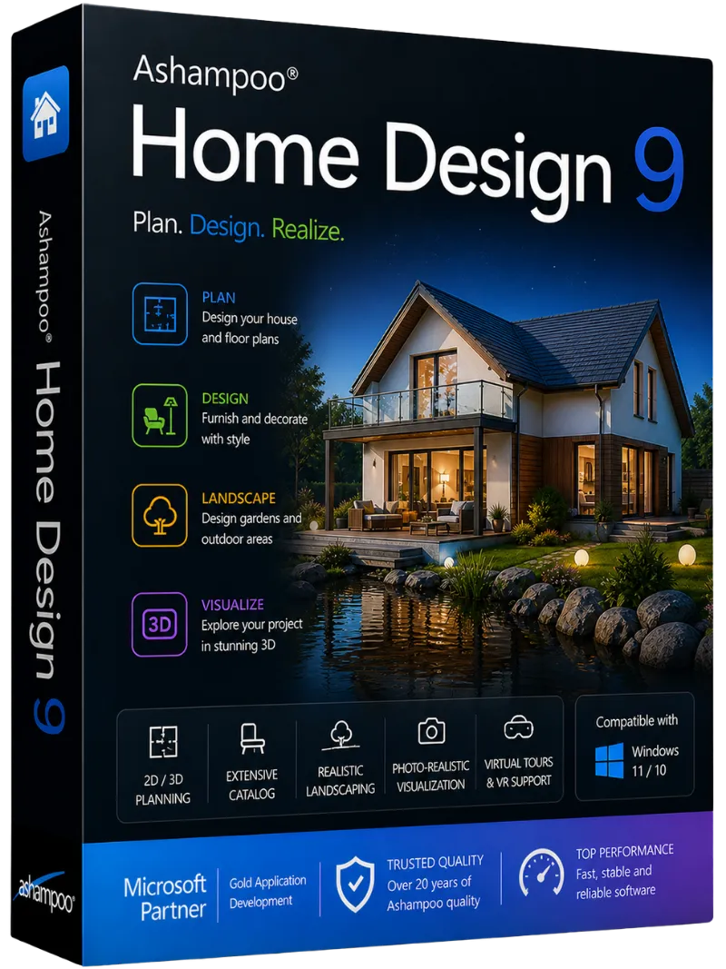 Ashampoo Home Design 9 / 1-PC (ESD)