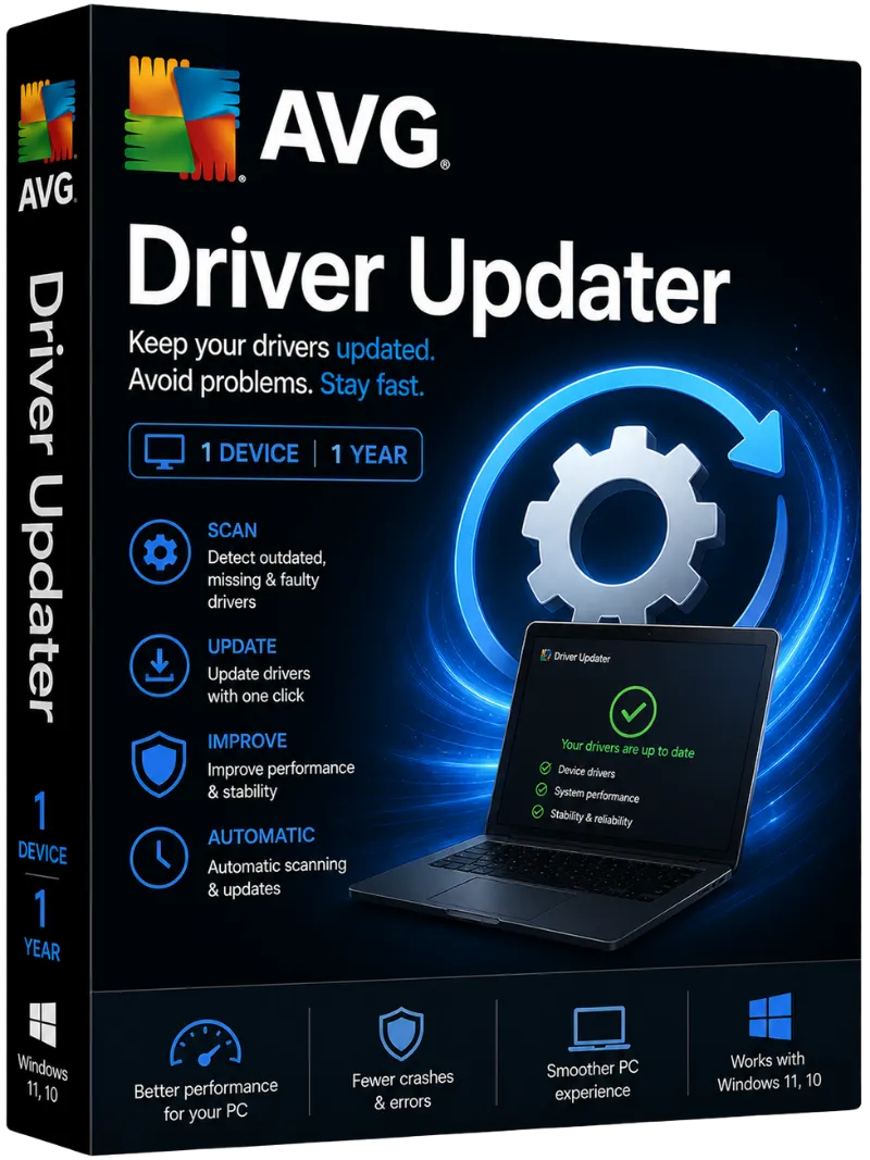 AVG Driver Updater 1 Device - 1 Year