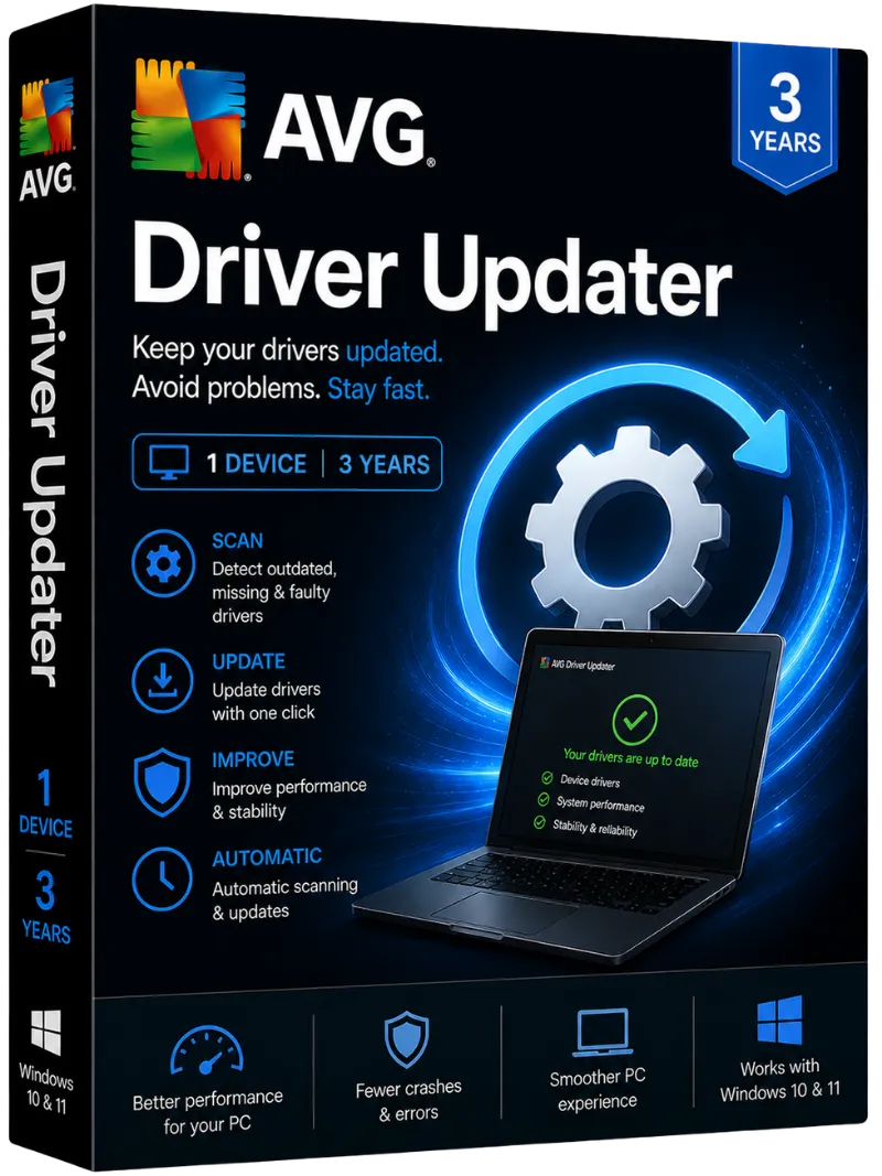 AVG Driver Updater 1 Device - 3 Years