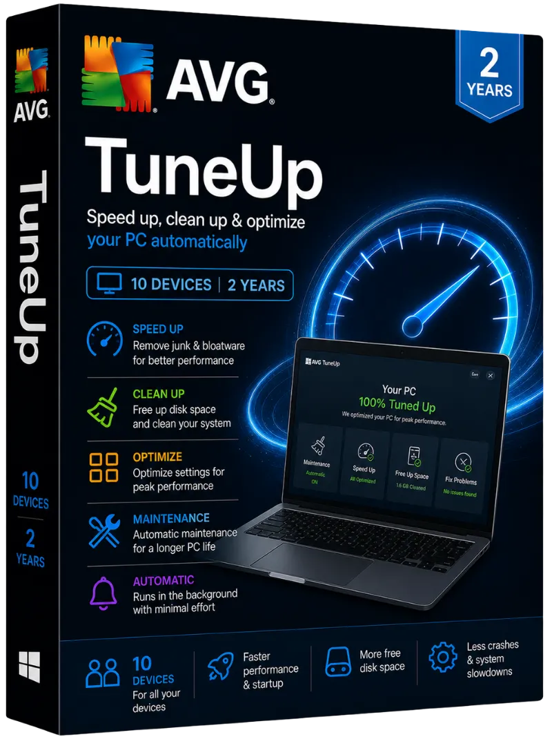 AVG TuneUp -10 devices / 2 Years
