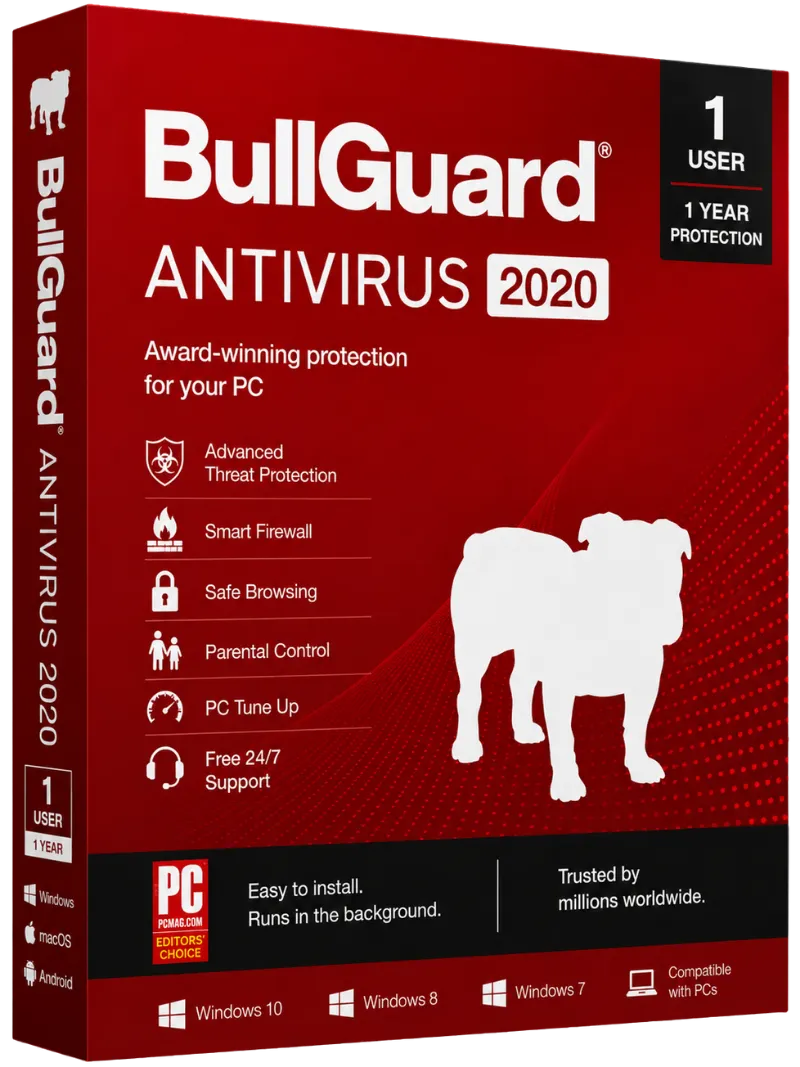 BullGuard Antivirus 2020 1 Year - 1 User