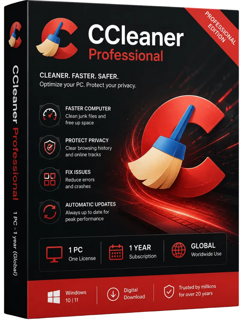 CCleaner Professional - 1 PC - 1 year (Global)