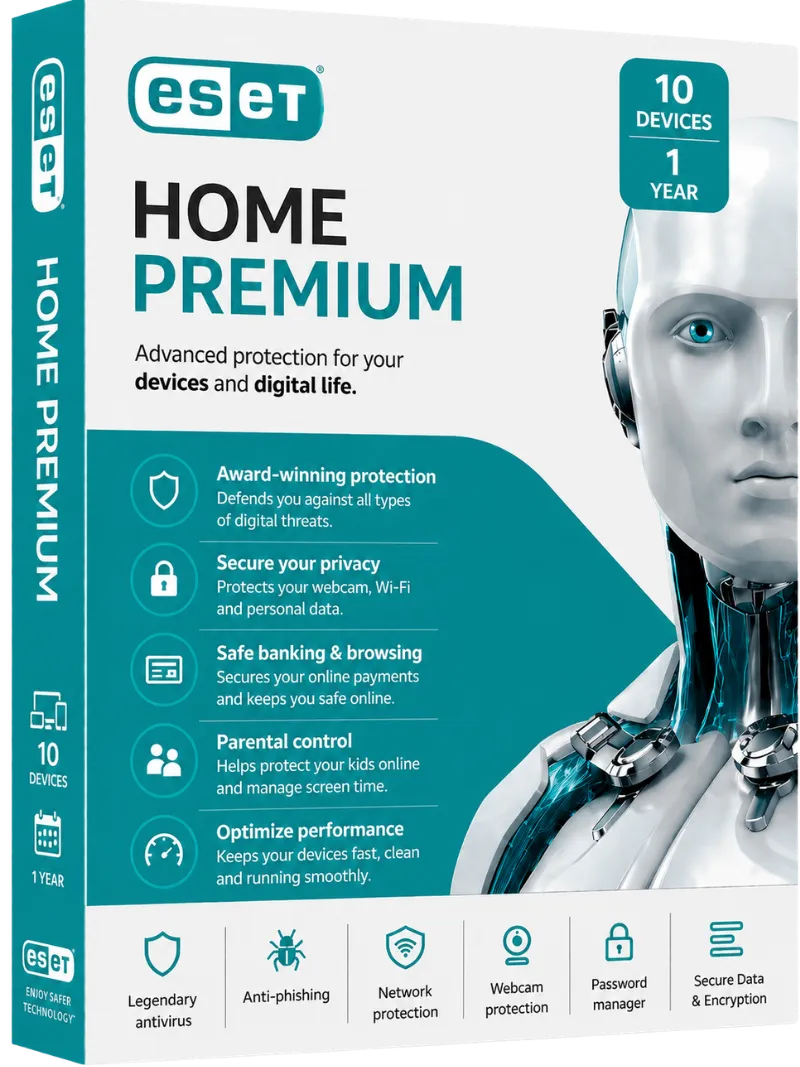 ESET Home Premium | 10 Device | 1 Year