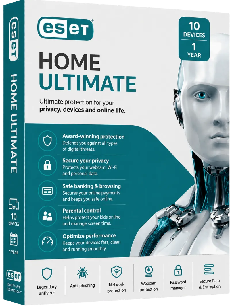 ESET Home Ultimate | 10 Devices | 1 Year