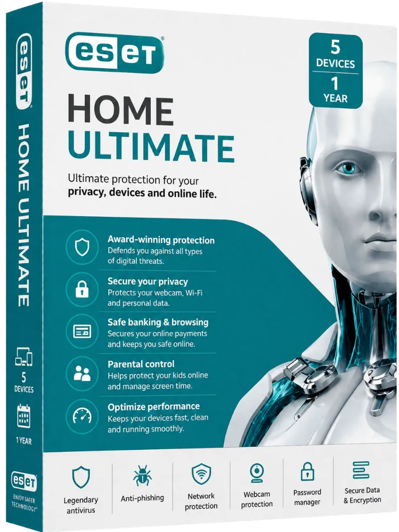 ESET Home Ultimate | 5 Devices | 1 Year