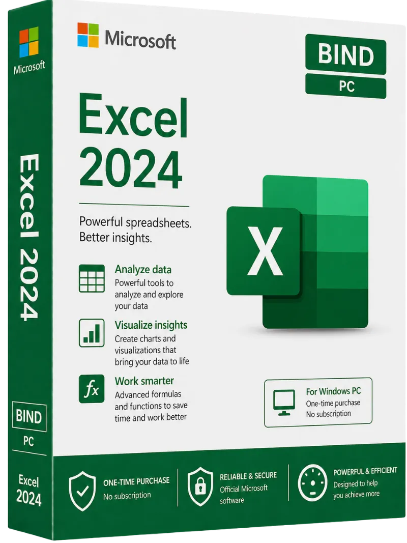 Microsoft Excel 2024 BIND