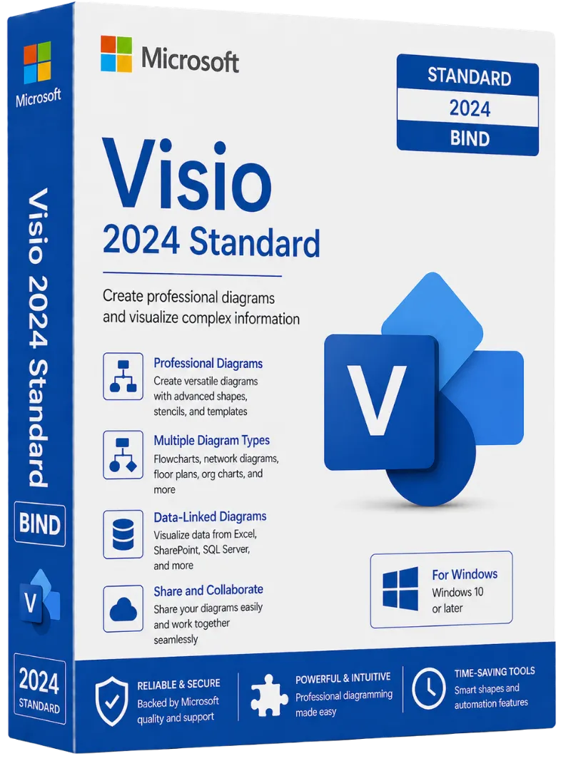 Microsoft Visio 2024 Standard - BIND