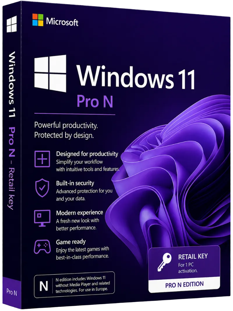 Microsoft Windows 11 Pro N - Retail