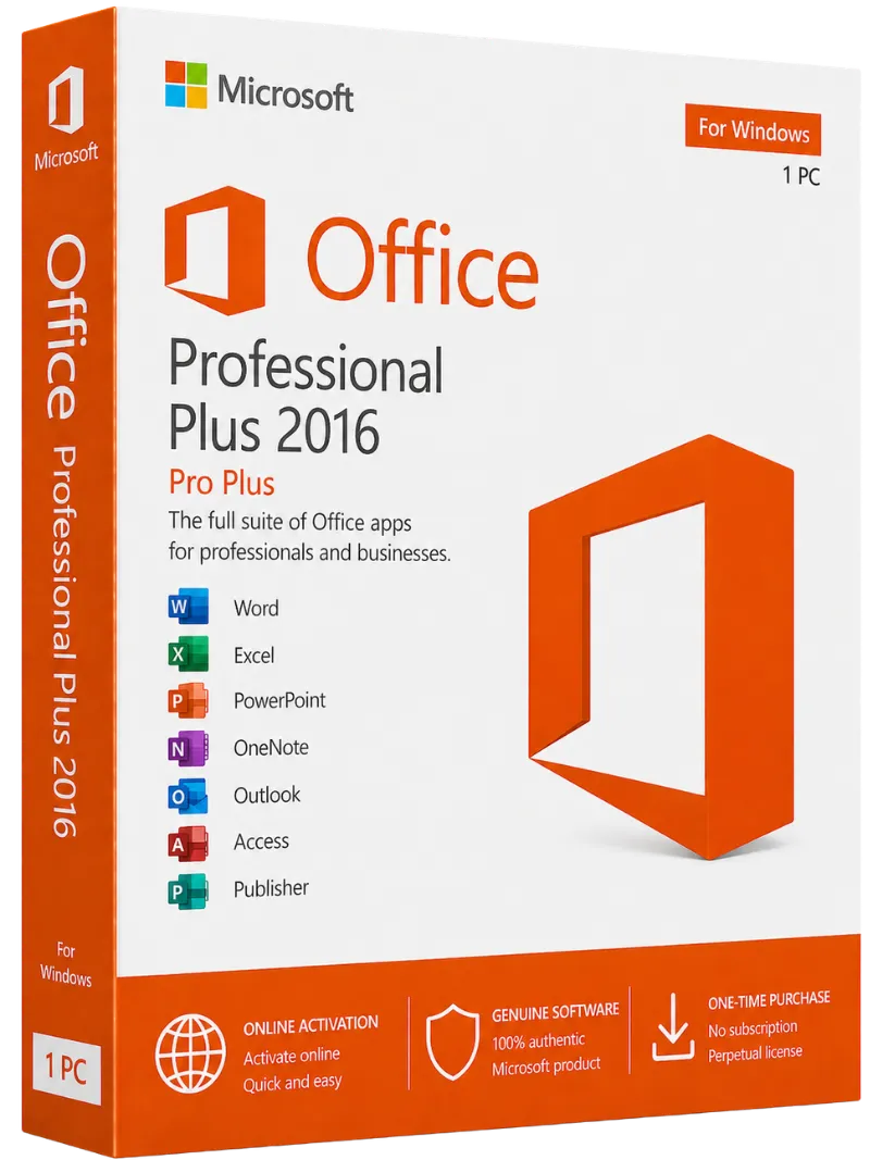 Microsoft Office Pro Plus 2016 – Online activation