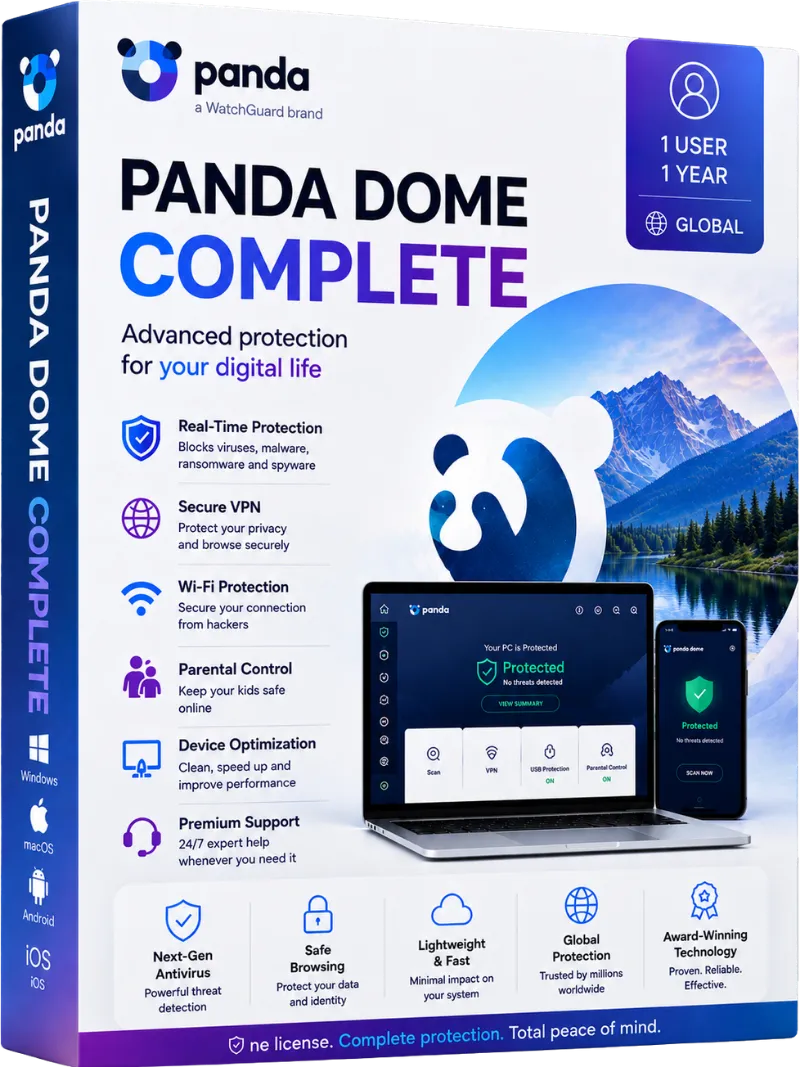 Panda Dome Complete - 1 User 1 Year, Global